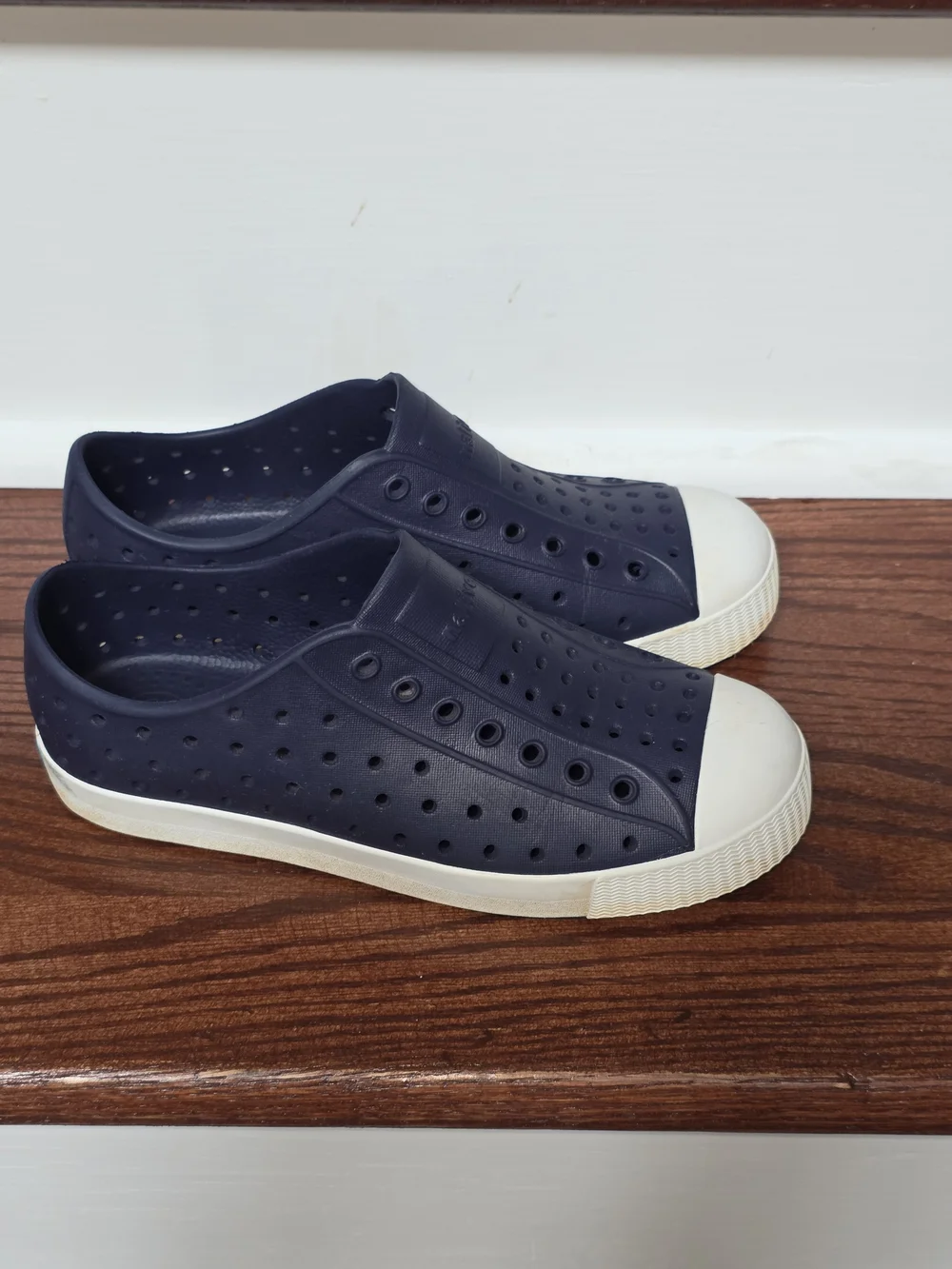 Native Jefferson Slip-On Sneakers in Navy Blue